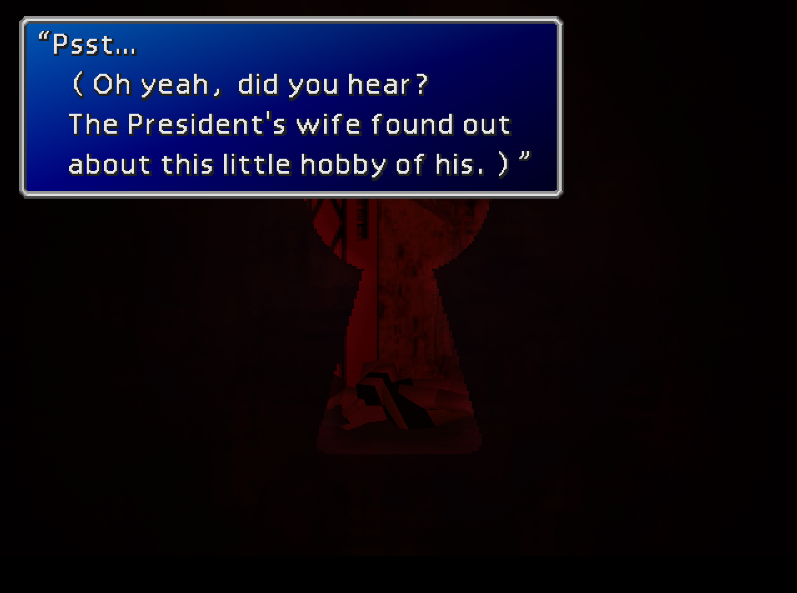 Final Fantasy VII previu o caso Monica Lewinsky que conceito
